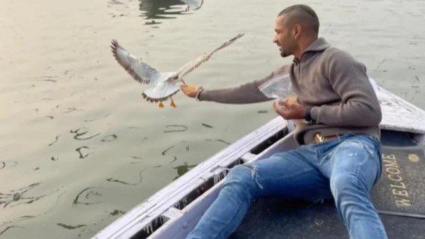 शिखर धवन ने इंस्टाग्राम पर शेयर की थी तस्वीर शिखर धवन ने इंस्टाग्राम पर शेयर की थी तस्वीर