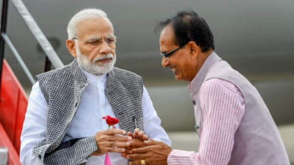 PM Narendra Modi will give award to CM Shivraj PM Narendra Modi will give award to CM Shivraj