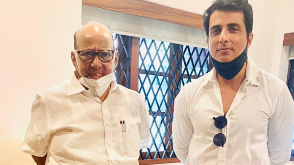सोनू ने शरद पवार से मुलाकात की