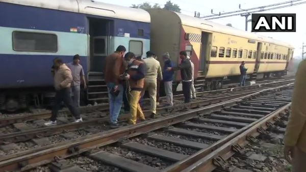Two coaches of Amritsar to Jaynagar derailed at Charbagh station in Lucknow Two coaches of Amritsar to Jaynagar derailed at Charbagh station in Lucknow