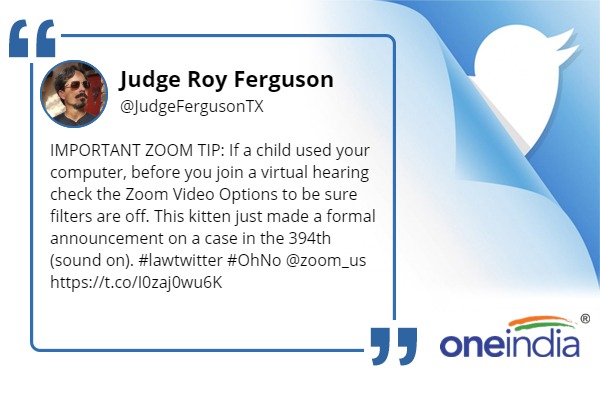 जज ने खुद शेयर किया वीडियो