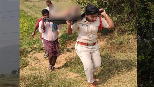 शव को लेकर 25 मिनट तक 2 किलोमीटर दूर तक चली SI
