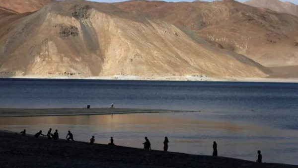 Chinese and Indian troops disengagement on northern and southern banks of Pangong lake in Ladakh Chinese and Indian troops disengagement on northern and southern banks of Pangong lake in Ladakh