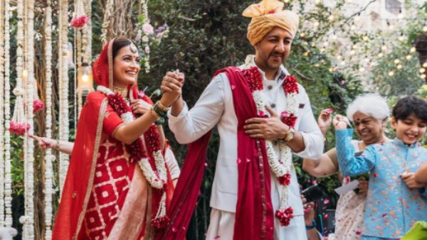 दीया मिर्जा ने शेयर की शादी की कई फोटो