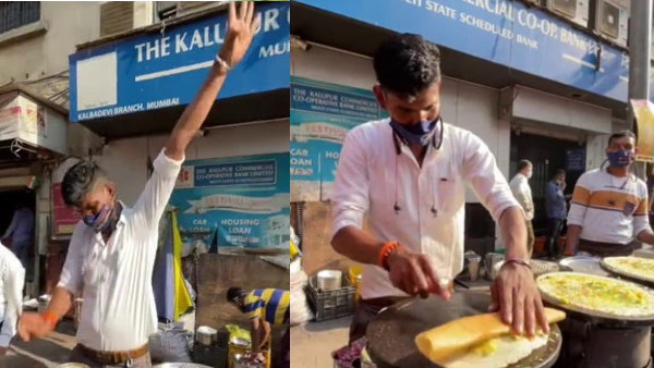 वायरल हो रहा डोसा परोसने का गजब अंदाज वायरल हो रहा डोसा परोसने का गजब अंदाज