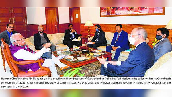 Haryana government and Switzerland will sign MoU for teacher-student and cultural exchange programs