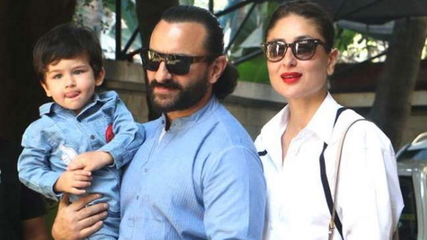 पैपराजी के कैमरे में कैद हुए छोटे 'नवाब'