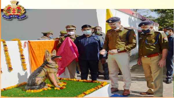 एएसपी टिंकी की मूर्ति का अनावरण