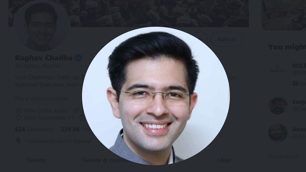  AAP नेता राघव चड्ढा कोरोना पॉजिटिव, Tweet करके दी जानकारी