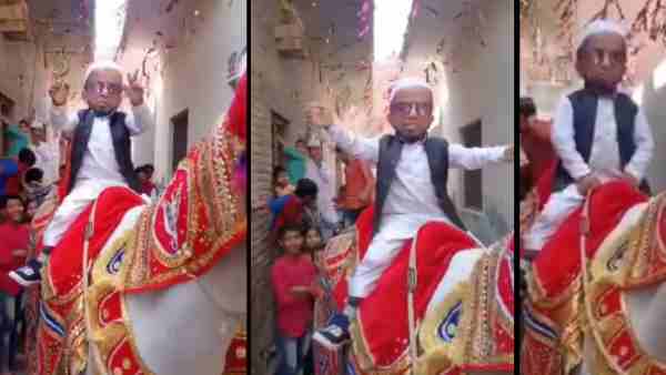 घोड़े पर बैठकर डांस करते नजर आए अजीम