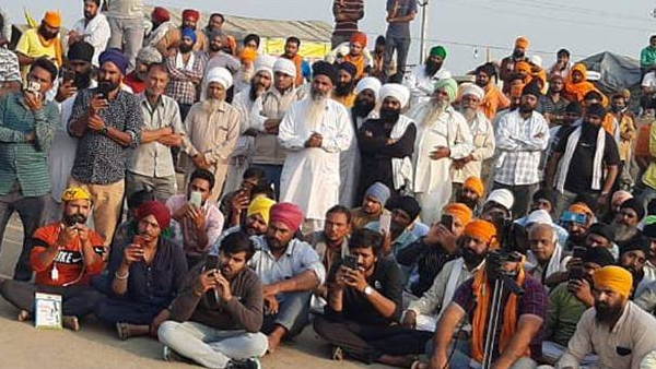 complaint filed against 17 farmers for protesting outside of Haryana BJP MLAs residence