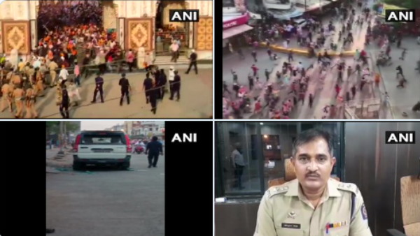 4 Police personnel injured after some Sikh youth broke gates of Gurudwara in Nanded Maharashtra 4 Police personnel injured after some Sikh youth broke gates of Gurudwara in Nanded Maharashtra