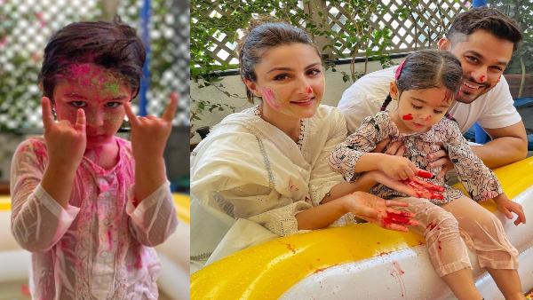 तैमूर और इनाया की ऐसी रही होली