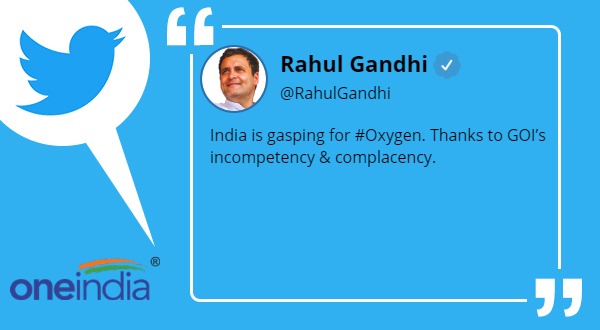 Rahul gandhi attacks Center govt right before PM Modis address