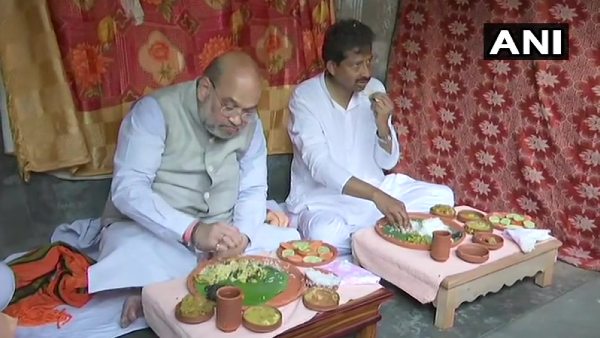amit shah lunch Domjur amit shah lunch Domjur