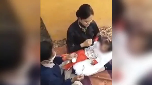 सोमवार को मिला था महिला का शव