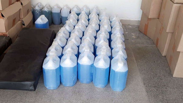 fake sanitizer in vadodara: City police seized Rs 50 Lakhs Fake Sanitizer 