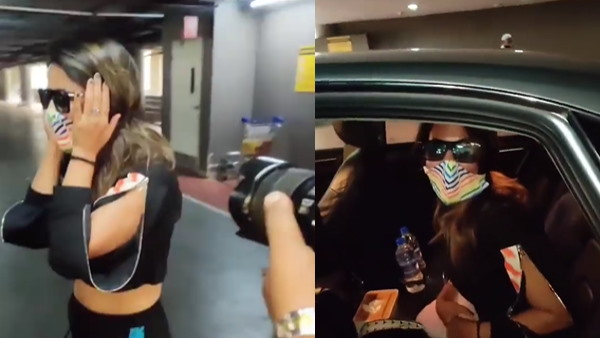 हिना खान को लगा कोरोना से डर हिना खान को लगा कोरोना से डर