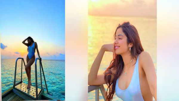 जान्‍हवी कपूर मालदीव में कर रही मजे 
