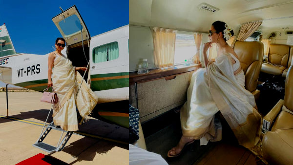 निजी विमान से उदयपुर पहुंची कंगना