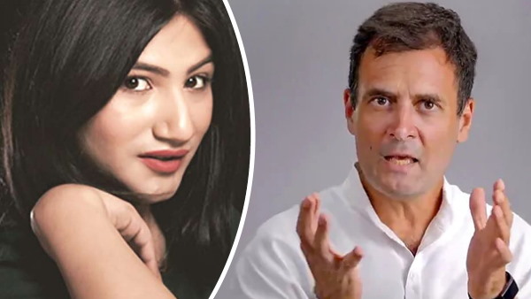 राहुल गांधी की बचाव में आई एक्ट्रेस
