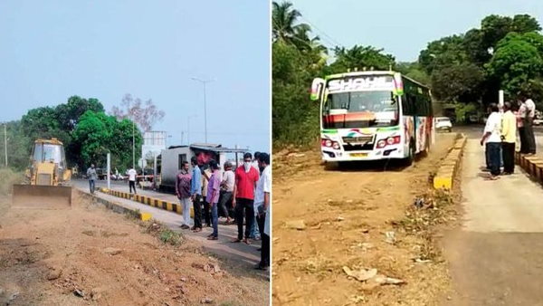 गांव की सीमा में है टोल प्लाजा