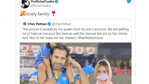 रिचा ने किया ट्वीट