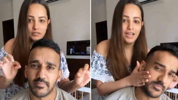 अनीता हसनंदानी ने पति रोहित रेड्डी को मारा थप्पड़
