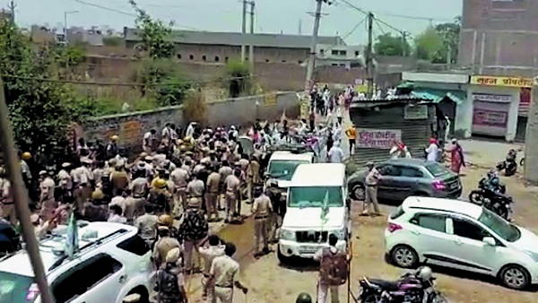 Farmer leader Rakesh Tikait On hisar farmers protest and haryana police action