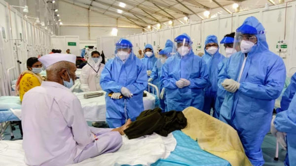 चिकित्सा विभाग की टीम सोनेराम के गांव पहुंची