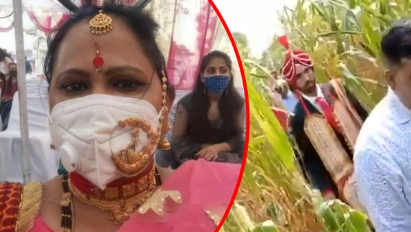 शादी में कोरोना नियमों की उड़ी धज्जियां