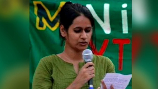 JNU student Natasha Narwal surrendered at Tihar Jail delhi