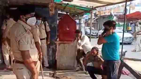 Patna Police given a unique punishment to the people who violated the lockdown Patna Police given a unique punishment to the people who violated the lockdown
