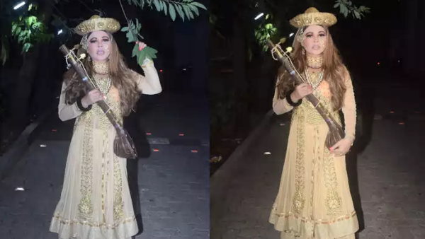 लोखंडवाला में स्पॉट हुईं राखी सावंत