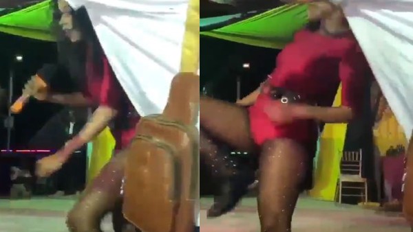 सिंगर ने जोरदार तरीके से मारी किक सिंगर ने जोरदार तरीके से मारी किक