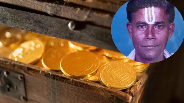 Tirumala Tirupati Devasthanam officials seized Rs 6.15 lakh cash, 25 kg coins at temple worker Tirumala Tirupati Devasthanam officials seized Rs 6.15 lakh cash, 25 kg coins at temple worker