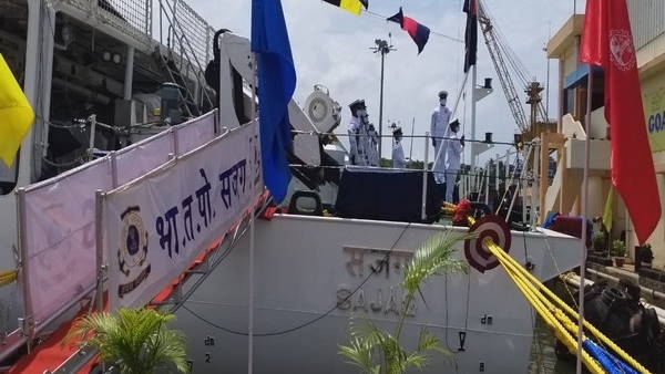  Indian Coast Guard ship Sajag commissioned on May 29 joins ship fleet in Porbandar Gujarat