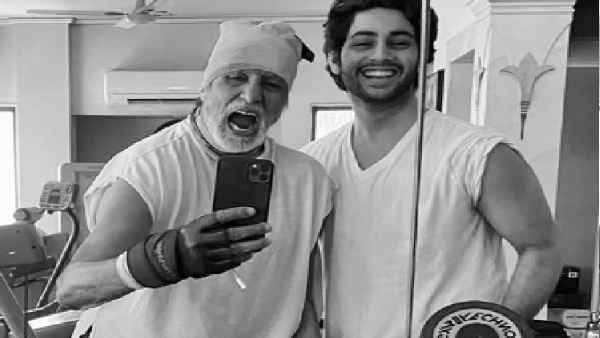  अमिताभ बच्‍चन ने अगस्‍त्‍य के साथ ये जिम की फोटो की थी शेयर 