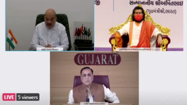 Amit Shah inaugurates oxygen plants Gujarat, says- India fastest Covid 19 vaccination drive Globally Amit Shah inaugurates oxygen plants Gujarat, says- India fastest Covid 19 vaccination drive Globally