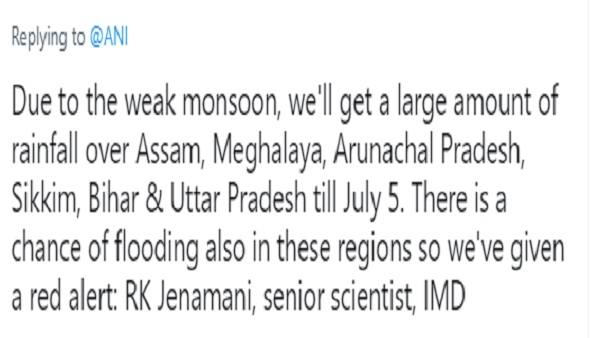 उत्तराखंड-हिमाचल में तेज बारिश के आसार 