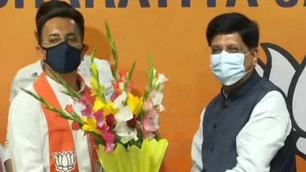 पीयूष गोयल की मौजूदगी में बीजेपी में शामि‍ल हुए ज‍िति‍न प्रसाद