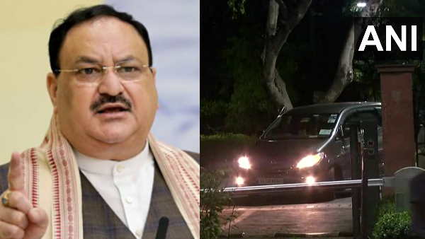 BJP President JP Nadda along with national general secretaries reaches PM Modi residence BJP President JP Nadda along with national general secretaries reaches PM Modi residence