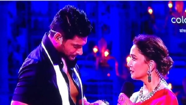 सिद्धार्थ और माधुरी पर फिल्माया गया रोमांटिक सीन 