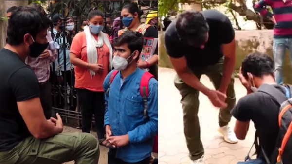 सोनू के घर के बाहर लगती है मदद मांगने वालों की भीड़ सोनू के घर के बाहर लगती है मदद मांगने वालों की भीड़