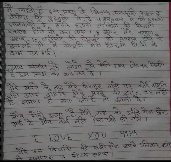  चाचा की रिपोर्ट-मानसिक स्थिति ठीक नहीं थी भतीजी की