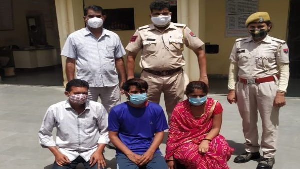 दुल्हन, पति व दलाल गिरफ्तार