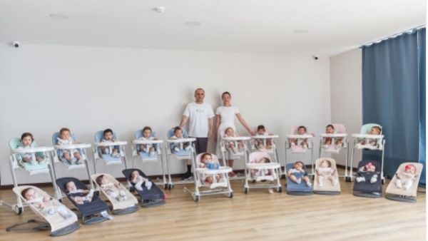 एक साल में 20 बच्चों को जन्म