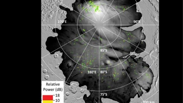 मंगल ग्रह पर मिला पानी की झीलें