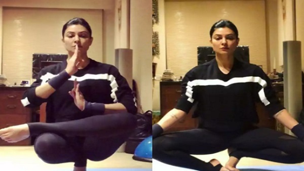 सुष्मिता सेन भी हैं योगा फ्रीक