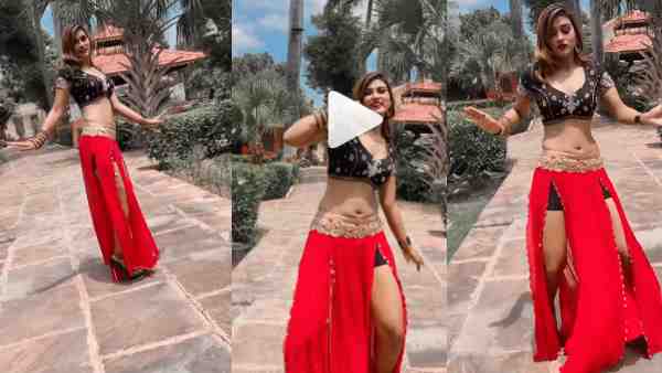 अंकुश राजा के गाने पर आकांक्षा दुबे किया डांस